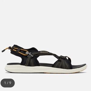 Columbia Women's Sandals Black/Dark Stone Adjustable Size 7